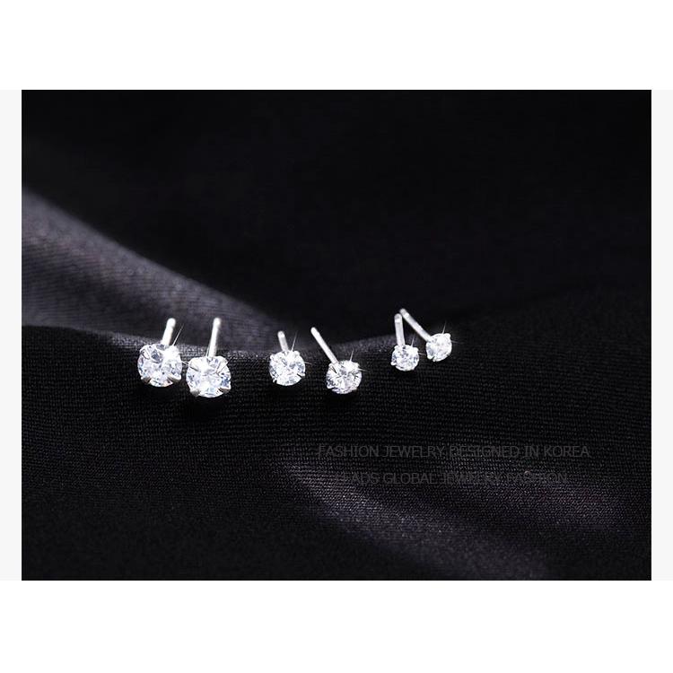 ピアス レディース 一粒 ジルコニア スタッドピアス 3サイズ 3mm 4mm 5mm シンプル 小さめ 極小 金属アレルギー対応 つけっぱなし セカンドピアス おしゃれ 爆買 |  | 07