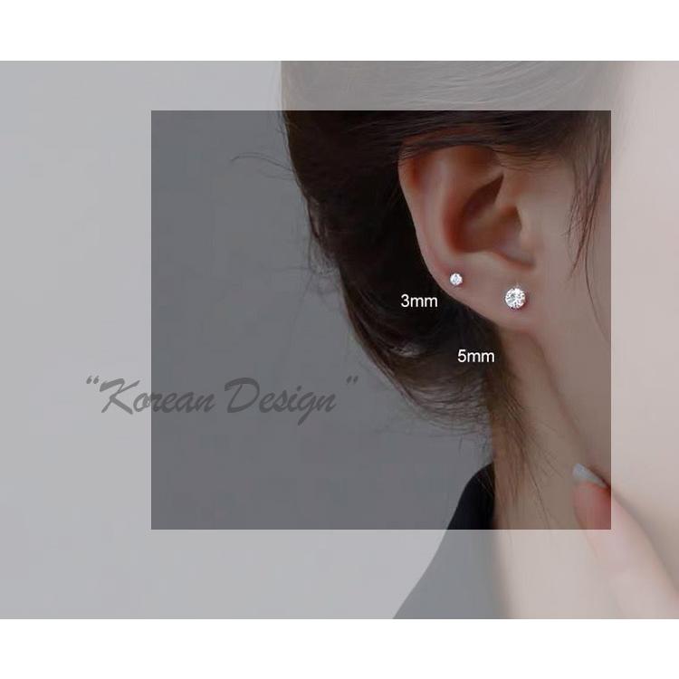 ピアス レディース 一粒 ジルコニア スタッドピアス 3サイズ 3mm 4mm 5mm シンプル 小さめ 極小 金属アレルギー対応 つけっぱなし セカンドピアス おしゃれ 爆買 |  | 10
