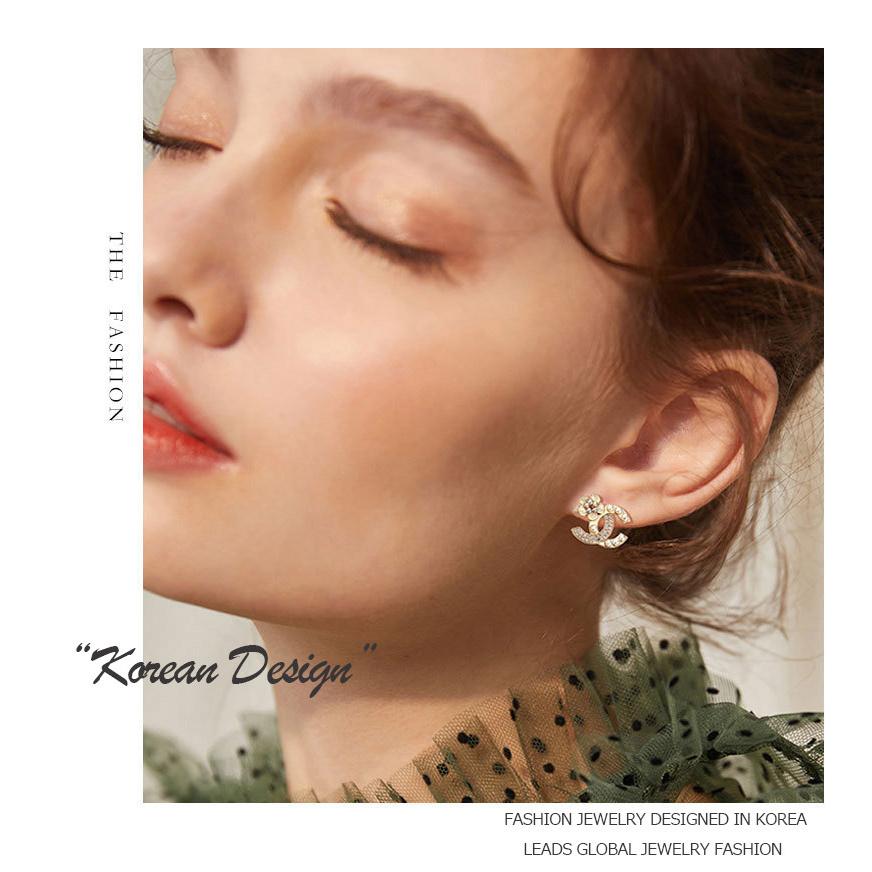 ピアス レディース 金属アレルギー対応 18金仕上げ パール CZダイヤ C＆C フラワー 韓国ファッション おしゃれ ポイント消化 誕生日 プレゼント |  | 03