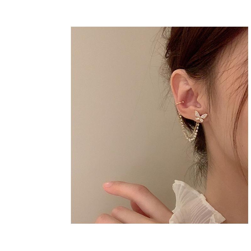 ピアス レディース 揺れる 蝶々 タッセル 韓国ファッション アレルギー対応 18金 仕上げ アクセサリー ポイント消化 誕生日 母の日 プレゼント 爆買 |  | 01