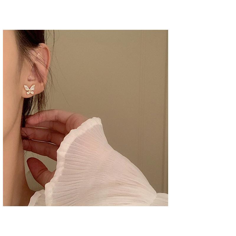 ピアス レディース 揺れる 蝶々 タッセル 韓国ファッション アレルギー対応 18金 仕上げ アクセサリー ポイント消化 誕生日 母の日 プレゼント 爆買 |  | 02