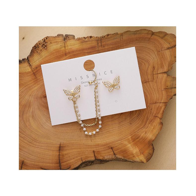 ピアス レディース 揺れる 蝶々 タッセル 韓国ファッション アレルギー対応 18金 仕上げ アクセサリー ポイント消化 誕生日 母の日 プレゼント 爆買 |  | 03