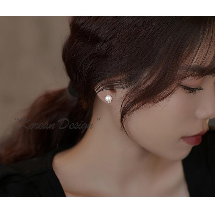 ピアス 18金 仕上げ 小ぶり パール CZ ダイヤモンド 韓国ファッション アレルギー対応 ポイント消化 誕生日 母の日 プレゼント |  | 01