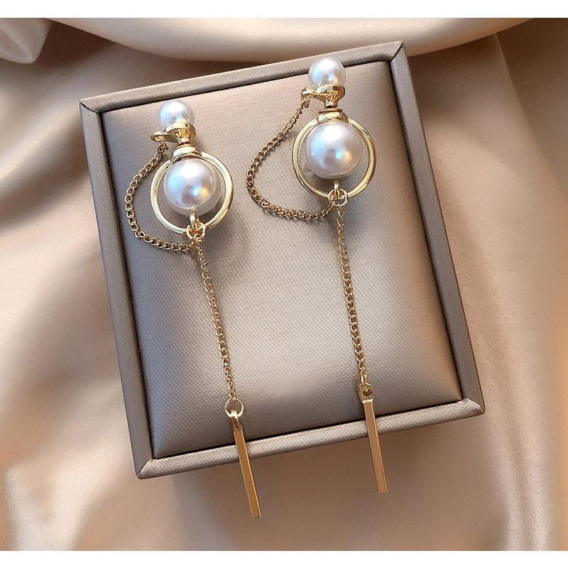 ピアス レディース パール 揺れる バックキャッチ ロング チェーン ダブルパール 大ぶり スタッドピアス 結婚式 韓国 ポイント消化 爆買 |  | 02