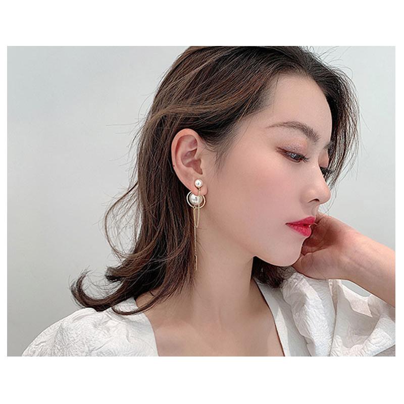 ピアス レディース パール 揺れる バックキャッチ ロング チェーン ダブルパール 大ぶり スタッドピアス 結婚式 韓国 ポイント消化 爆買 |  | 03