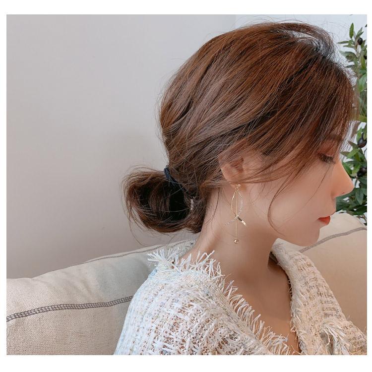 ピアス 18金 仕上げ CZダイヤ 揺れる タッセル 韓国ファッション アレルギー対応 ポイント消化 誕生日 母の日 プレゼント |  | 01