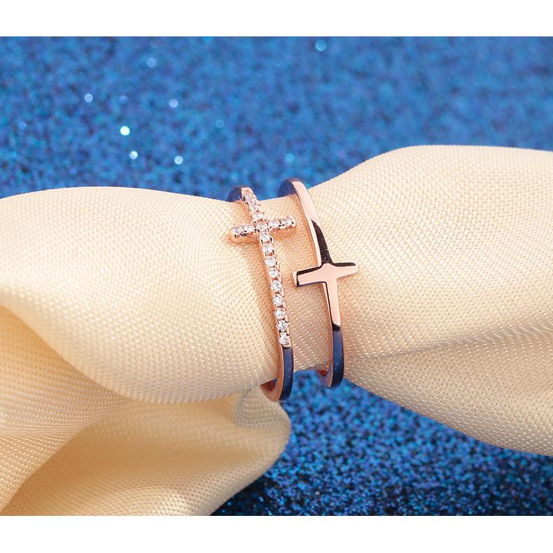 指輪 レディース リング C型リング CZダイヤ 金属アレルギー対応 K18コーティング ダブルリング アクセサリー 誕生日 プレゼント |  | 09