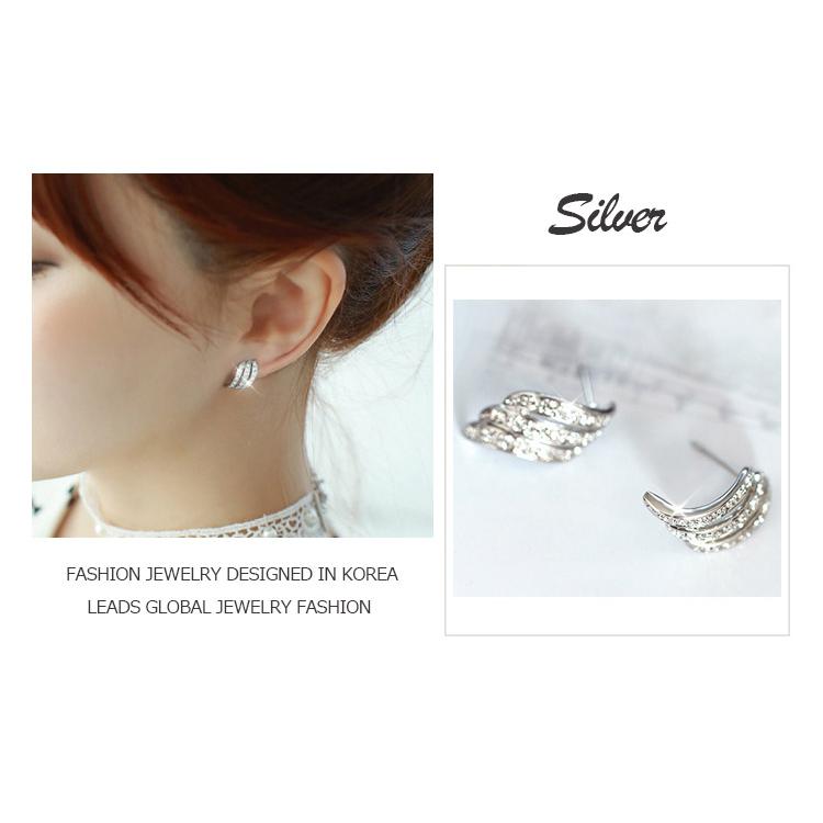 ピアス レディース 羽 ウィング フェザー 天使の羽 パヴェ 小さめ スタッドピアス アレルギー対応 結婚式 上品 ポイント消化 誕生日 母の日 プレゼント 爆買 |  | 06