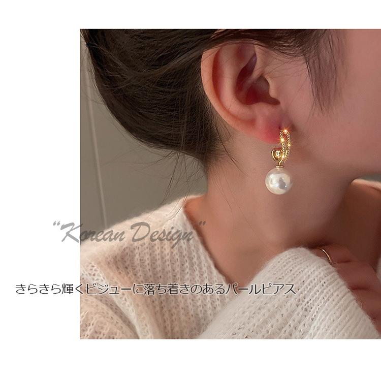 ピアス 18金 仕上げ 揺れる 4way パールピアス CZダイヤ キラキラ 韓国ファッション アレルギー対応 ポイント消化 誕生日 母の日 プレゼント 爆買 |  | 03