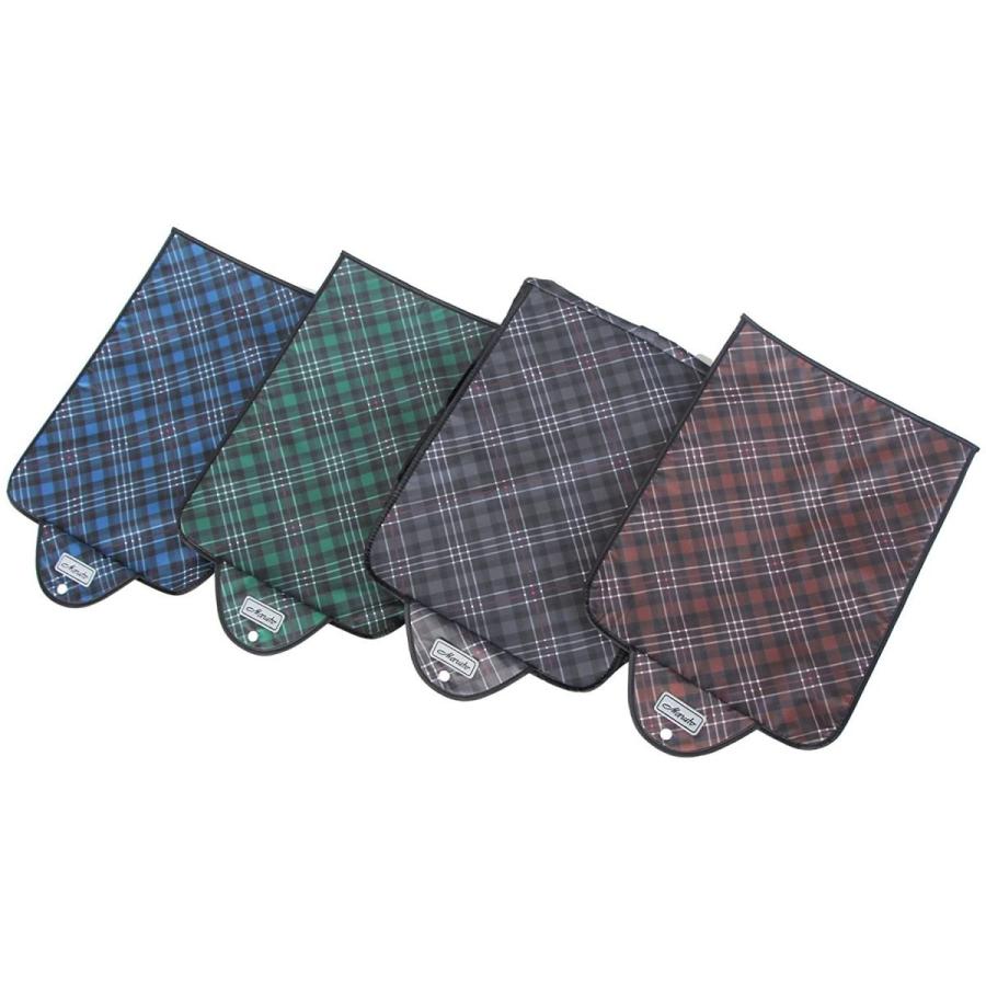 マルト 最大77 Offクーポン Maruto 2段式ファスナー後バスケットカバー 厚手 D 2rch2850 グリーン チェック