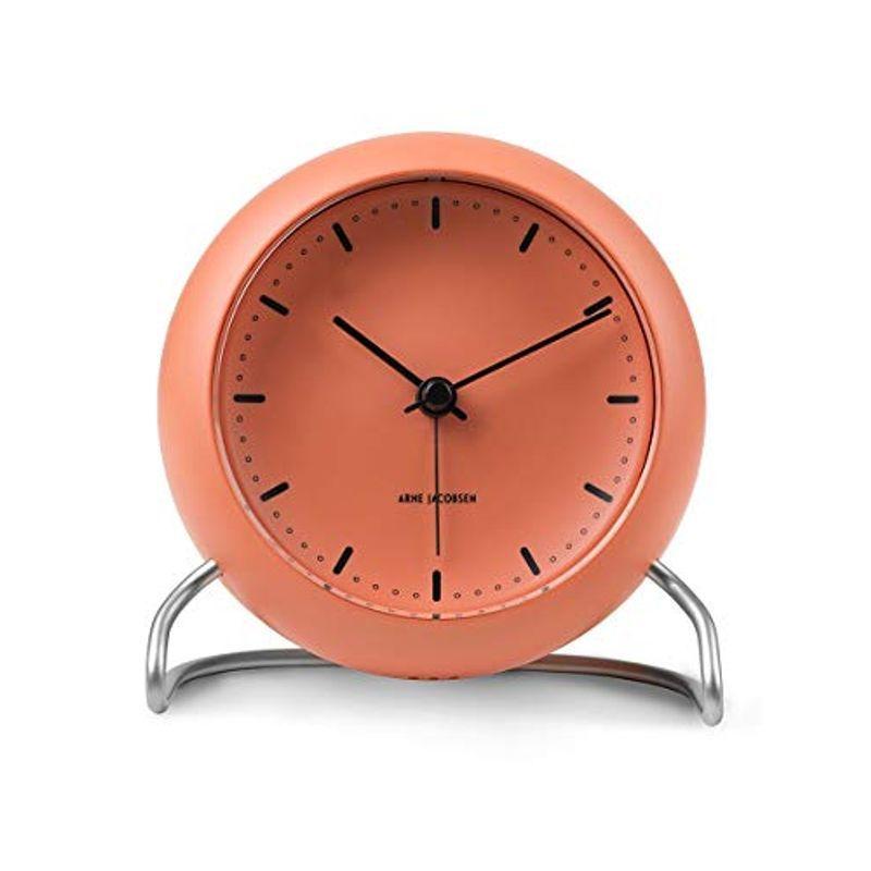 注目のブランド 置き時計 時計 JACOBSEN アルネヤコブセンARNE テーブルクロック アラーム LED灯 CITYHALL シティーホール 北欧 置き時計