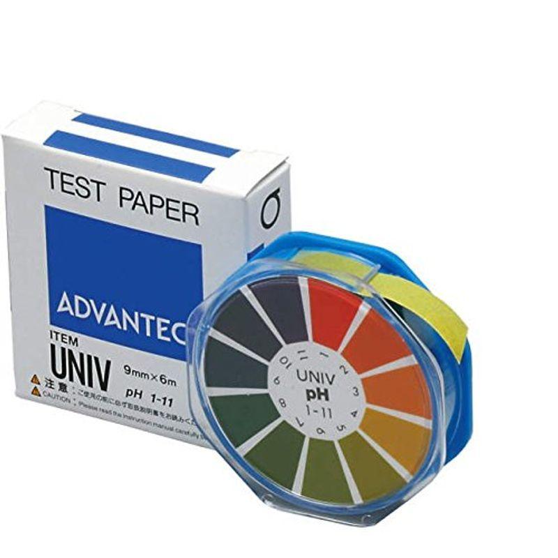 アドバンテック東洋 Ph試験紙 1 11 1ロール 9mm 6m Univ ロールタイプ 変色表付 高額売筋 ロールタイプ