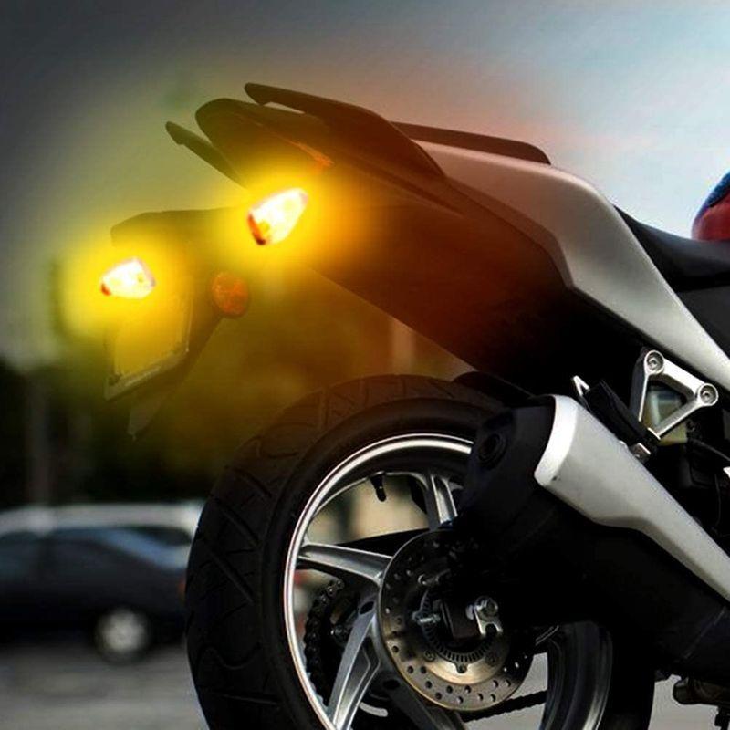 バイクウインカーライト オートバイウインカー サイドウィンカー LED信号ライト 方向指示灯 電圧12V 素早い対応 ハーネス接続 信号提示｜ftft｜02
