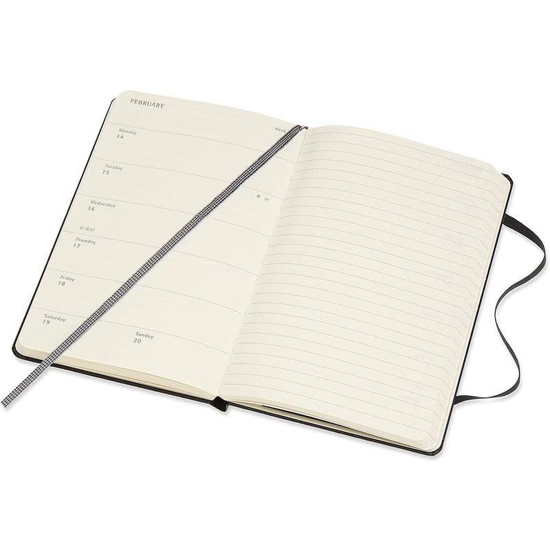 大人気の モレスキン 手帳 21年7月始まり 18カ月 ウィークリーダイアリー ハードカバー ポケットサイズ ブラック Dhb18wn2y22 その他手帳 日記 Www We Job Com