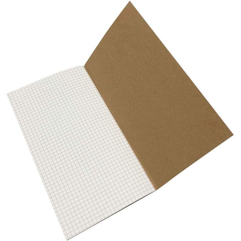 クラフトノート 方眼 日付 フリー 手帳 メモ 帳 予定 管理 やること チェック 項目 ノート 白 方眼紙 初売り