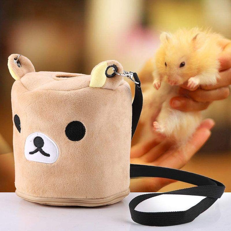 最大51 オフ ハムスターバッグ 小動物 おでかけキャリー ハムスターケージ 携帯包 持ち運びポーチ 小型動物 可愛い 調節可能 通気孔 ぬいぐるみ素材 Flyingjeep Jp