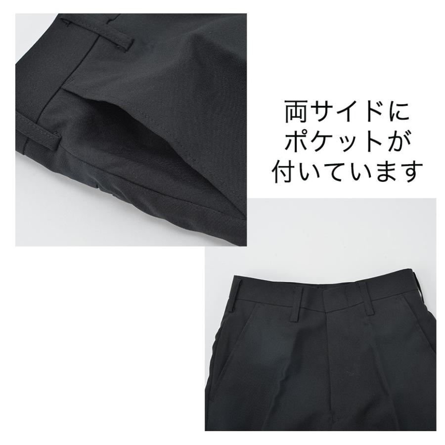 未使用◆れいめい中学校◆スラックス◆夏用◆冬用 制服スラックス 夏用 SKRB17 ダークグレーチェック ワンタック W67～88