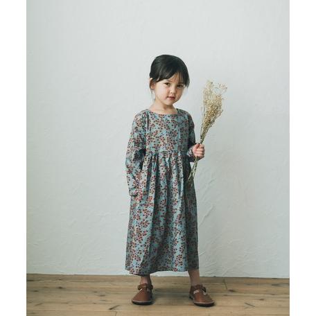 ボタニカルプリントワンピース グレー こども ワンピース 女の子 長袖 長袖 Riziere リジェール 綿100 Rzawop05 Gray Botawanpigr 木原商店 通販 Yahoo ショッピング