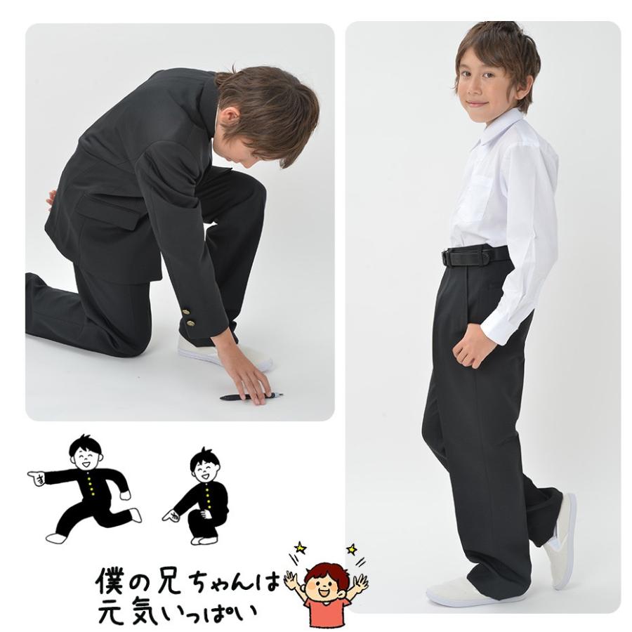 ストレッチ学生服 上下セット A体 ポリエステル100% 黒 150A ストレッチ学生服 上下セット A体 ポリエステル100% 黒 150A