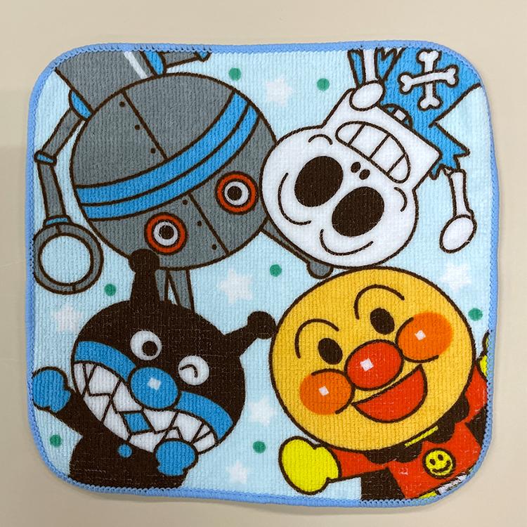 アンパンマン A柄 ミニタオルハンカチ 3枚セット 子ども キッズ
