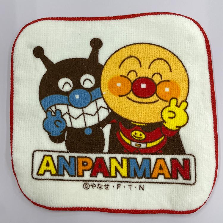 アンパンマン B柄 ミニタオルハンカチ 3枚セット 子ども キッズ