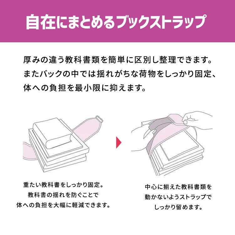 RAKUSACK JUNIOR ラクサック ジュニア 小学生 女の子 男の子 ランドセル 通学 リュック カバン バッグ 880g 高学年向けモデル （大）LG 101347の画像