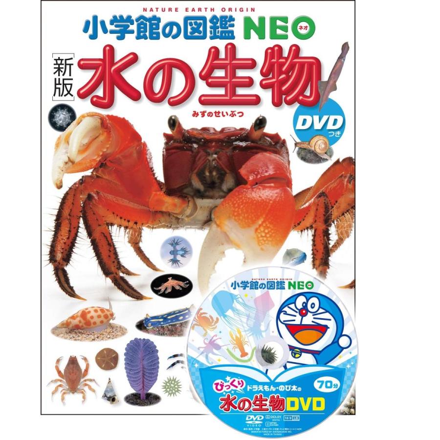 小学館の図鑑NEO〔新版〕水の生物 DVDつき』 指導・執筆／白山