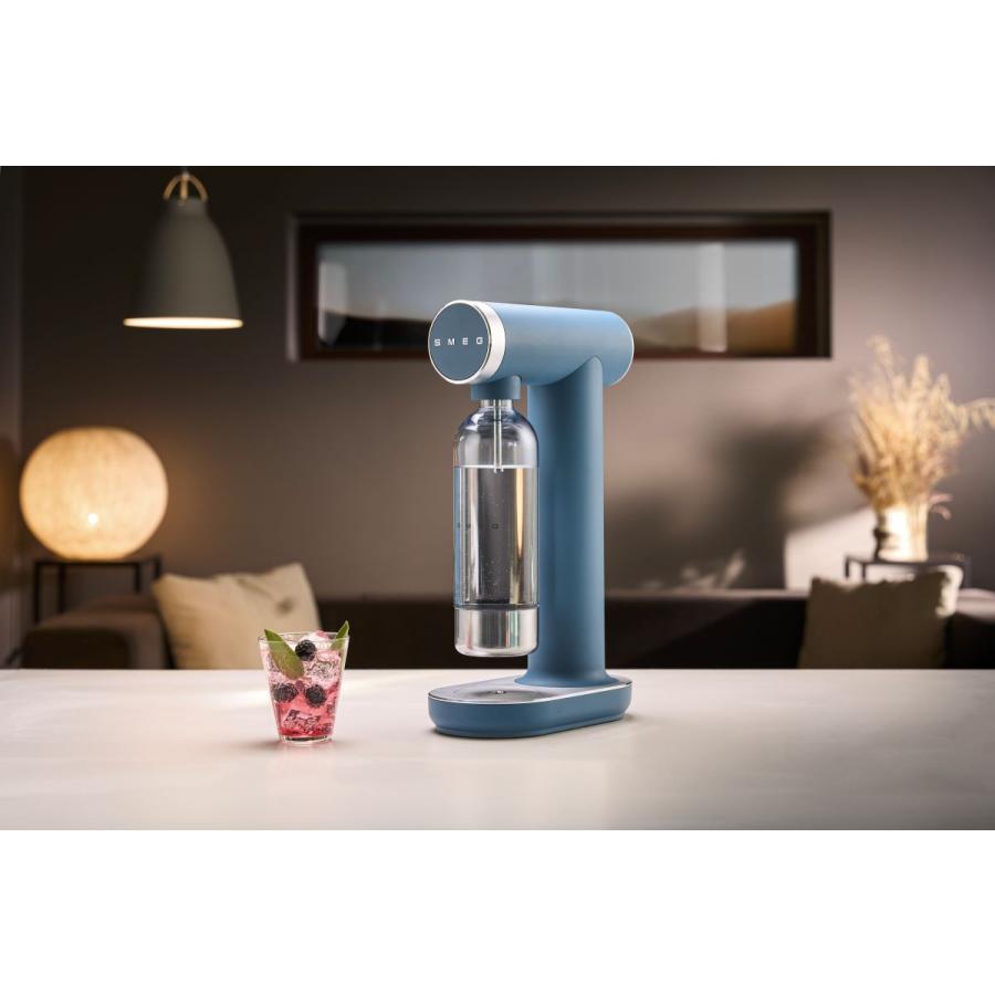 最終値下げ〈SMEG〉ソーダメーカー(マットストームブルー) SMEG(スメッグ) SODA MAKER マットストームブルー : 二子玉川 蔦屋家電