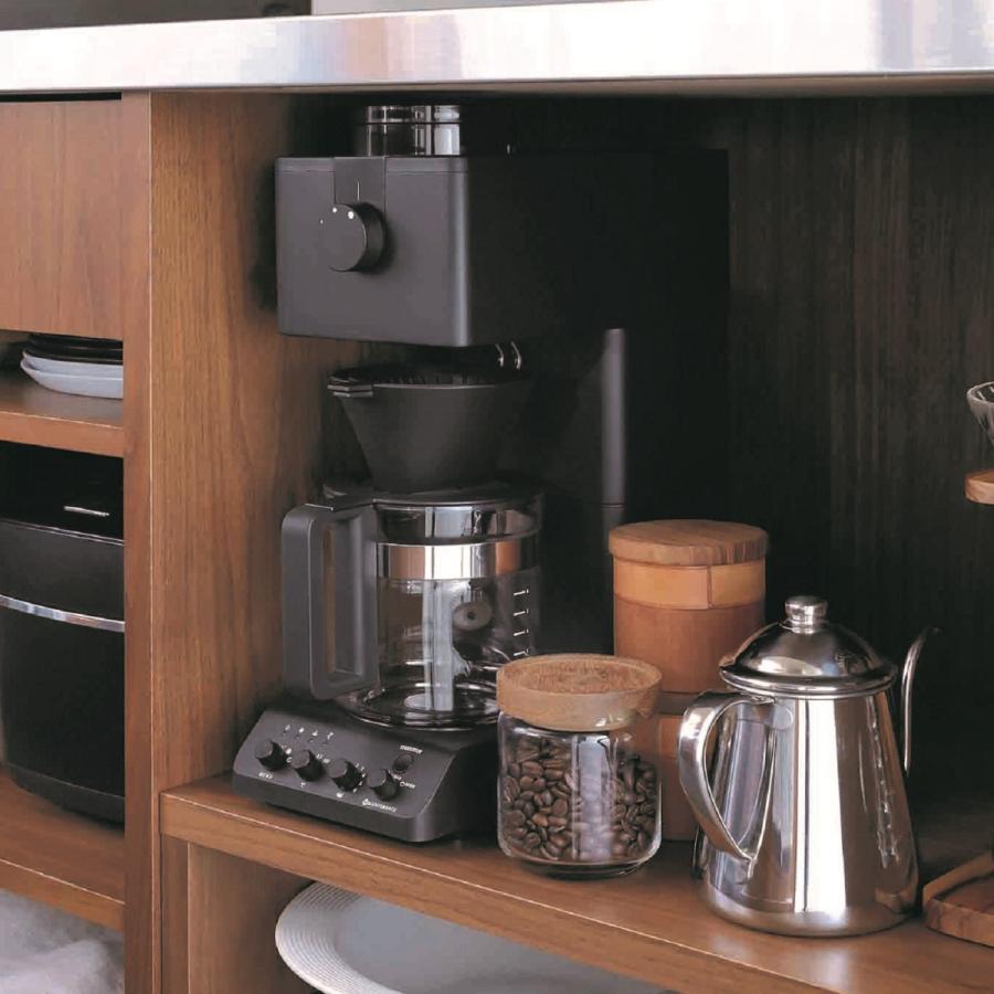 TWINBIRD (ツインバード) 全自動コーヒーメーカー6cup CM-D465B : 二子  