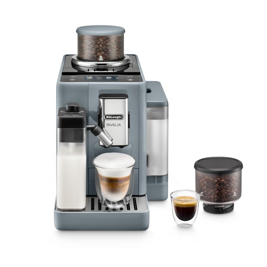De'Longhi コーヒーメーカー グレー DeLonghi（デロンギ）リヴェリア 全自動コーヒーマシン ぺ