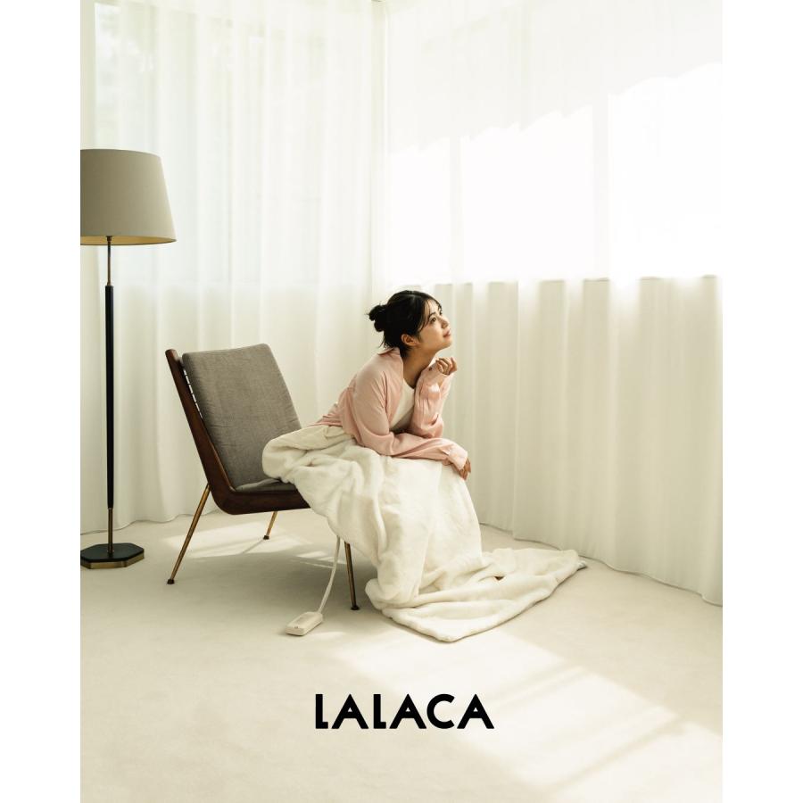 LALACA heated blanket sleep 定価16000円 LALACA（ララカ）heated blanket sleep charcoal (チャコール
