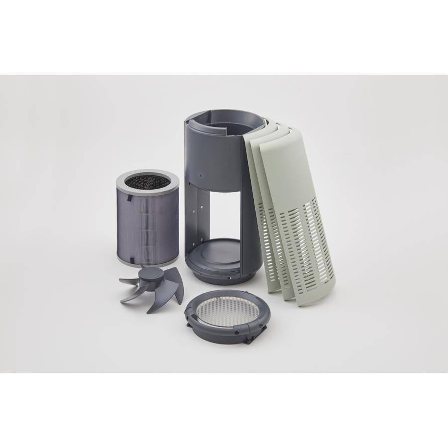 限定カラー＞cado(カドー) 空気清浄機 LEAF250 セージグリーン : 二子