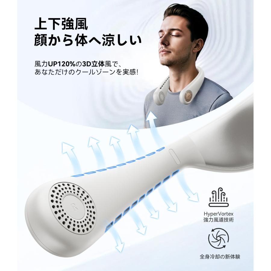 【数量限定特典あり】TORRAS（トラス）COOLIFY AIR ネッククーラー アイボリーの画像