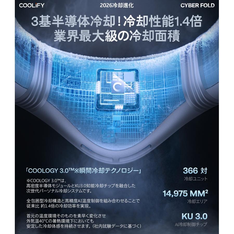 TORRAS（トラス） COOLIFY CYBER FOLD ネッククーラー シルバーの画像