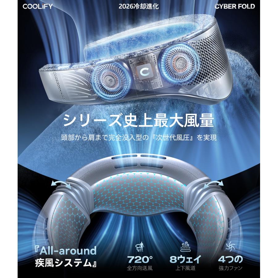 TORRAS（トラス） COOLIFY CYBER FOLD ネッククーラー シルバーの画像