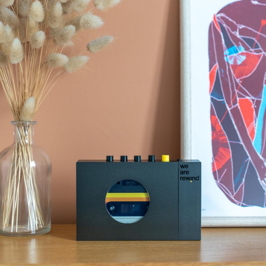 we are rewind カセットプレーヤー bluetooth対応　グレー WE ARE REWIND Cassette Player Grey - KEITH | マンモスビル