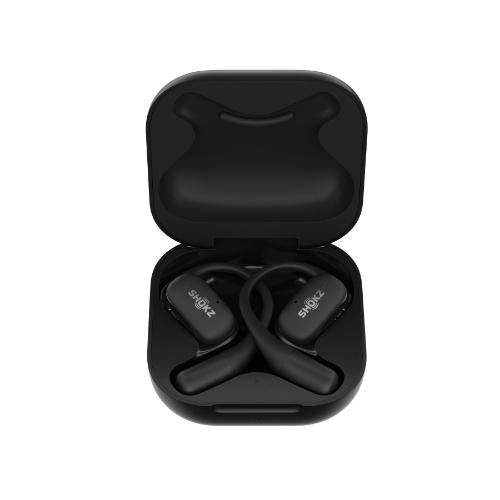 【美品】SHOKZ OPENFIT ワイヤレスイヤホン ブラック OpenFit オープンイヤー型イヤホン - Shokz (ショックス) 日本
