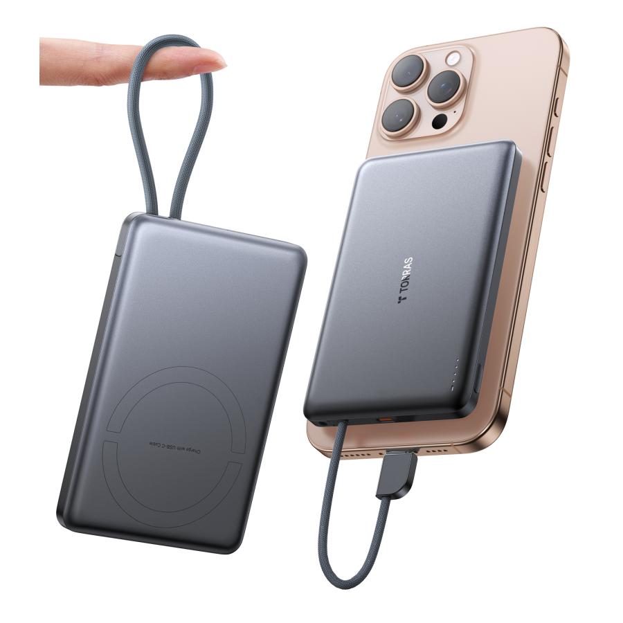 TORRAS（トラス）PebbleLink Powerbank 10000mAhモバイルバッテリー