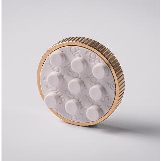 PaperShoot(ペーパーシュート) 専用 Aura Bricksレンズキャップ_Quartz Cube Brass Lens Cap(Screw-On) | 