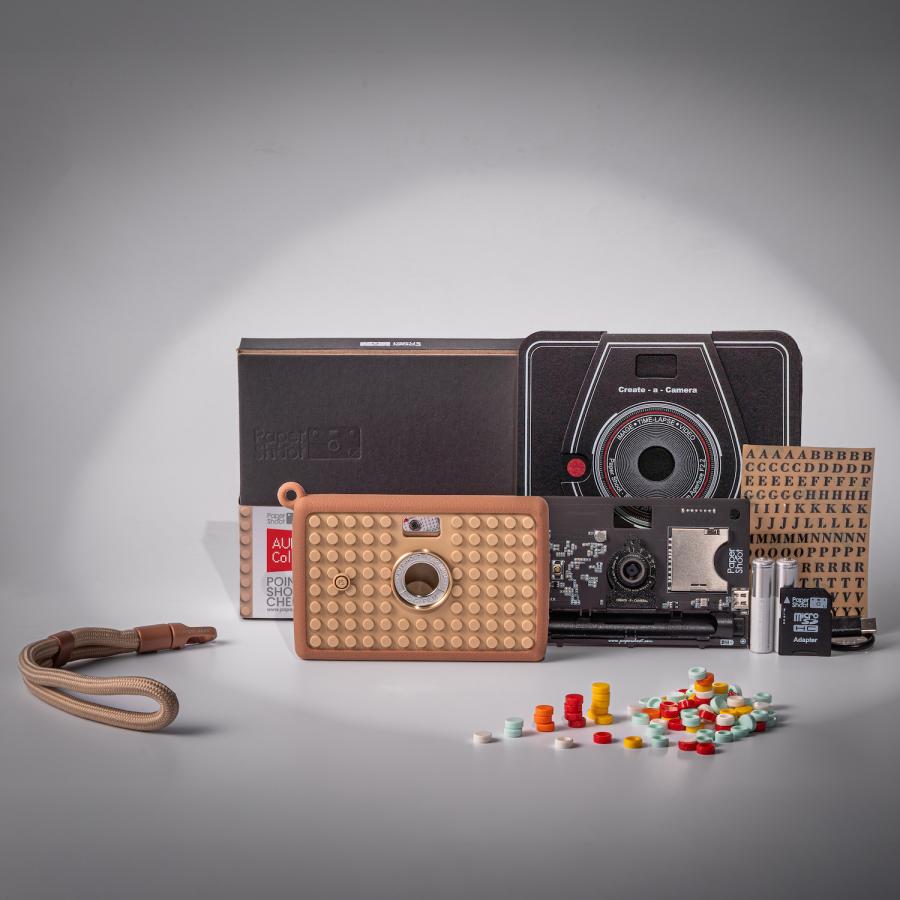 PaperShoot(ペーパーシュート)Aura Bricks Camera Set /オート（Oat Patch）_1