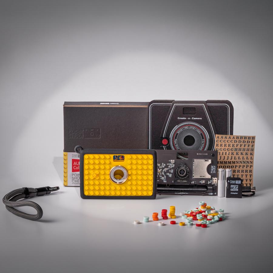 PaperShoot(ペーパーシュート)Aura Bricks Camera Set /イエロー