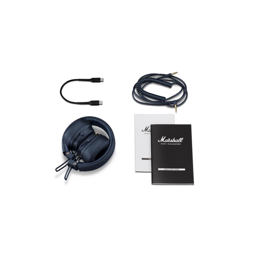 【ヘッドホン】マーシャル　Marshall Major ブラック　箱　充電器あり 中古(A)] マーシャル(Marshall) Major IV ワイヤレスヘッドホン
