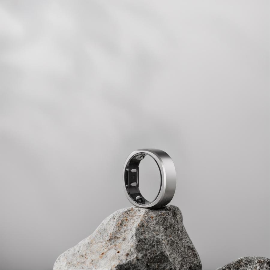 RingConn（リンコン）スマートリング 第2世代 未来銀 #6の画像