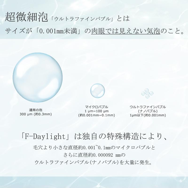 FーDaylight F-Daylight正規品 シャワーヘッド マイクロナノバブル