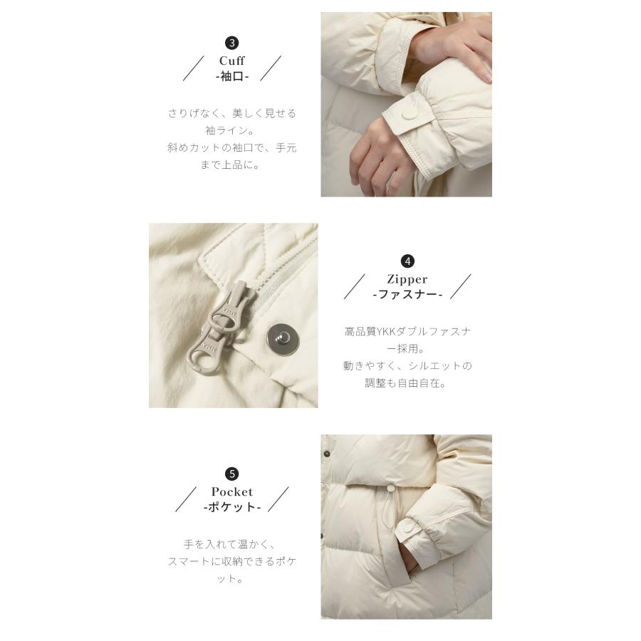 Tisage 【クーポンで14,900円】Tisage ダウンコート レディース 爆買