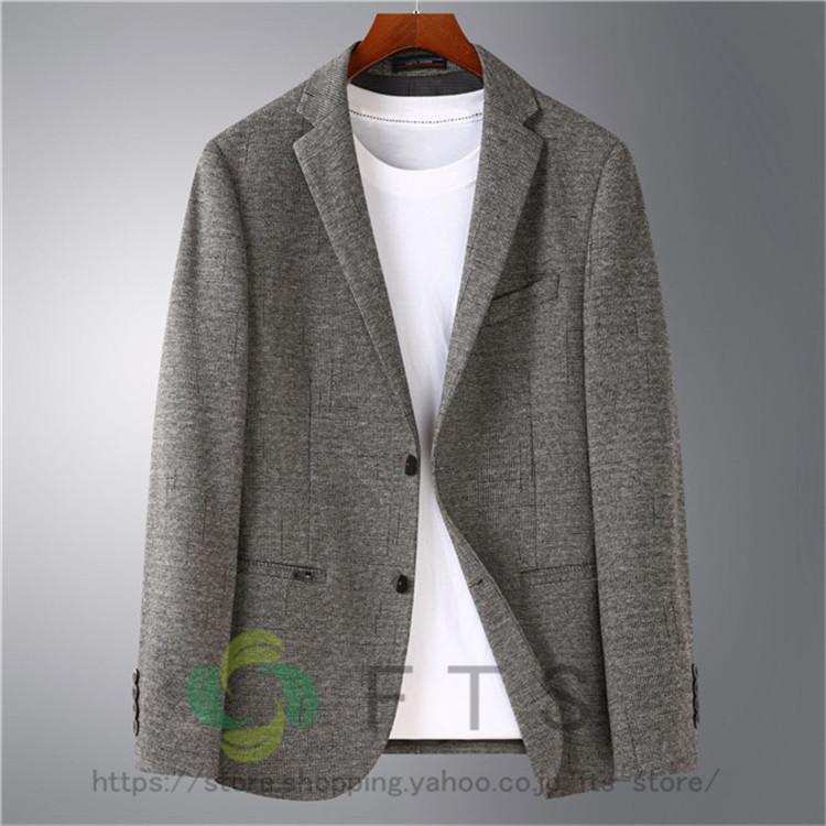 ビジネスジャケット テーラードジャケット メンズ 総柄 ブレザー スリム 紳士服 秋冬 新作 ビジネス カジュアル 人気メーカー ブランド