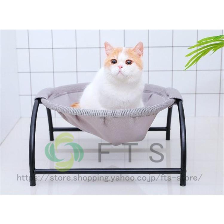 猫 ベッド 猫ハンモック ペットベッド 犬猫用 キャット ハンモック 安定な構造 組立簡単 四季適用 Yh28 エフティーエス 通販 Yahoo ショッピング
