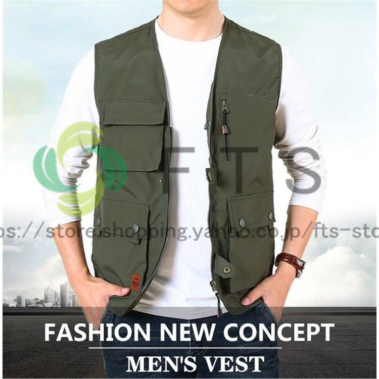 ベスト メンズ 夏 多機能ベスト メッシュベスト お釣りベスト アウトドアベスト 春秋 作業服 カメラマン 登山 ミリタリー 撮影用 メンズベスト Yh3721 Fts ストア 通販 Yahoo ショッピング