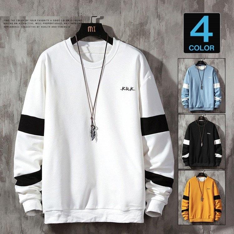 トレーナー メンズ 長袖 スウェット クルーネック メンズトレーナー プルオーバー メンズファッション 秋服 秋冬 Yh7 Fts ストア 通販 Yahoo ショッピング
