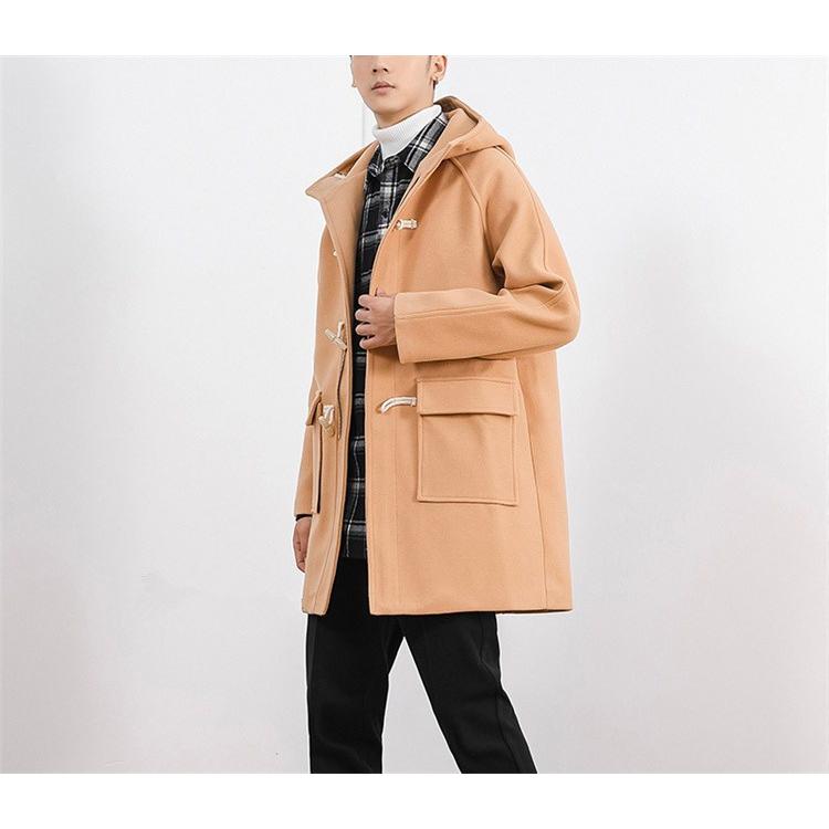 コート ダッフルコート メンズ ダッフル アウター ロング丈 ビジネス フード メルトン 秋 冬 起毛 メンズコート Yh802 Fts ストア 通販 Yahoo ショッピング